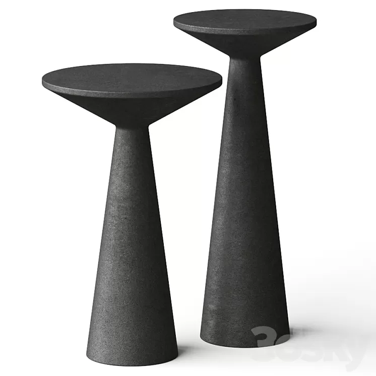 Lulu and Georgia Raven Side Tables 3D Model Lulu and Georgia Raven Side Tables 3D Model