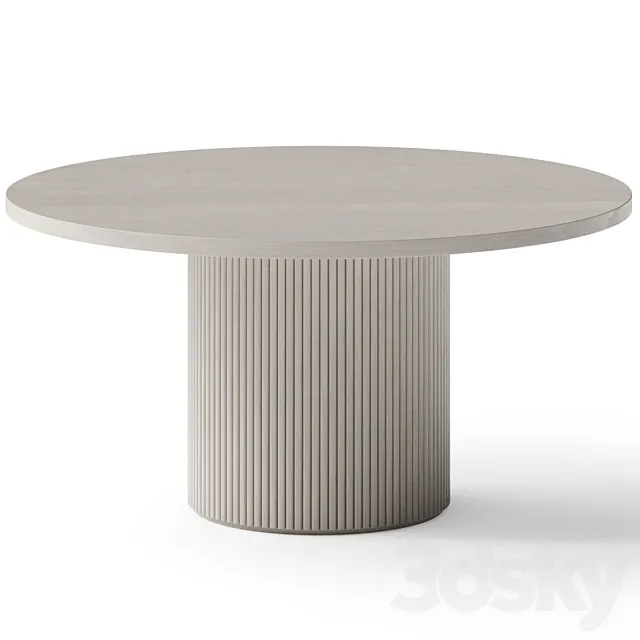 Lulu and Georgia Rutherford Round Dining Table 3D Model