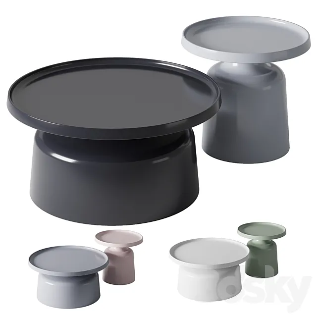 Lulu Coffee Tables. Tallira Furniturepro 3D Model