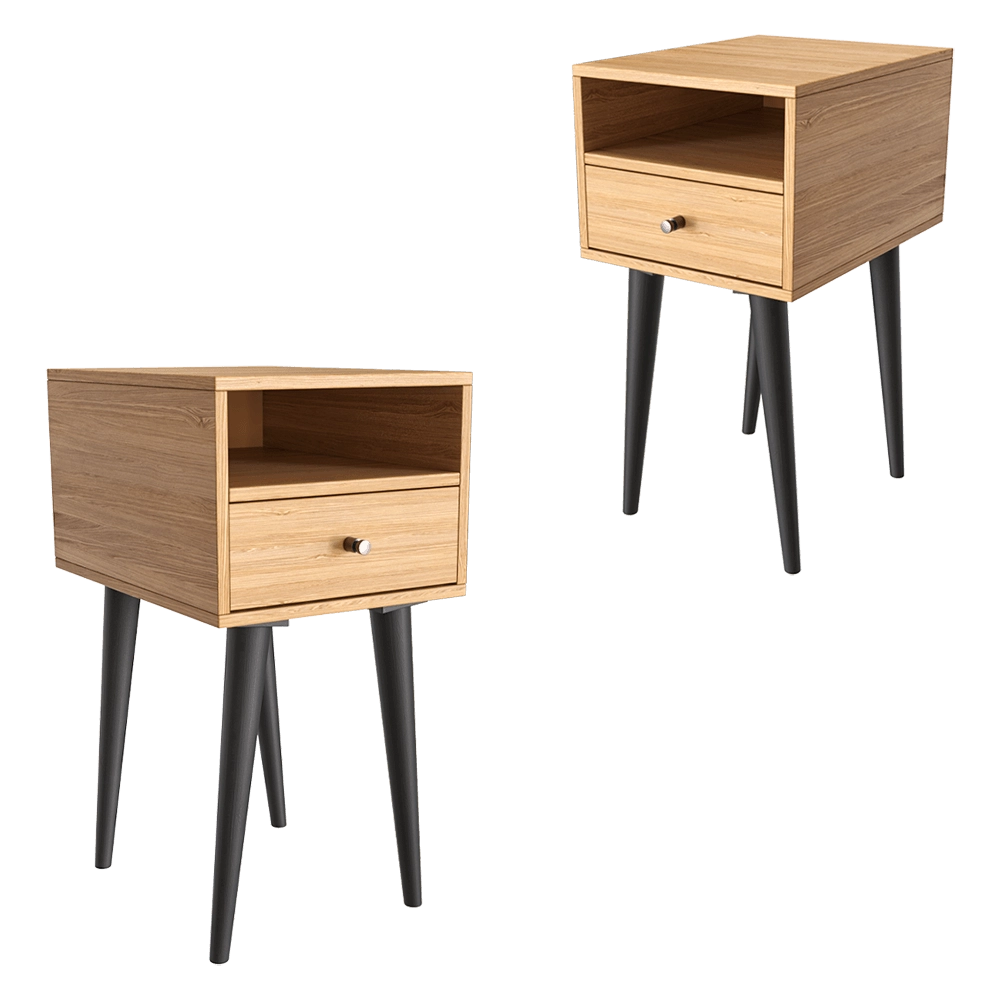 lulu’space – Bedside table Mini 3D Model lulu’space – Bedside table Mini 3D Model