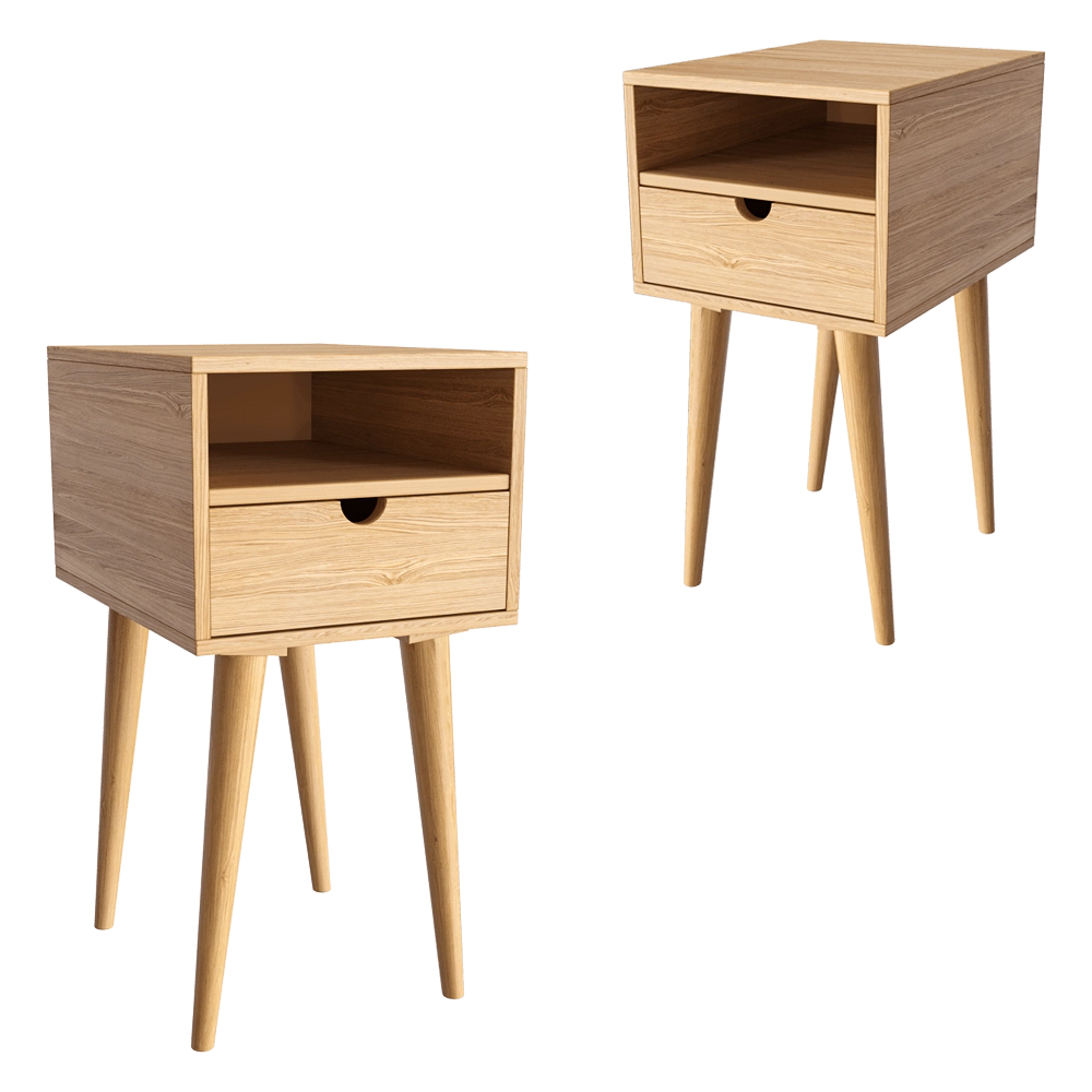 lulu’space – Bedside table Scandi Mini 3D Model lulu’space – Bedside table Scandi Mini 3D Model