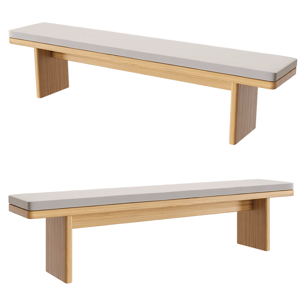 lulu’space – Bench Amalfi soft 3D Model