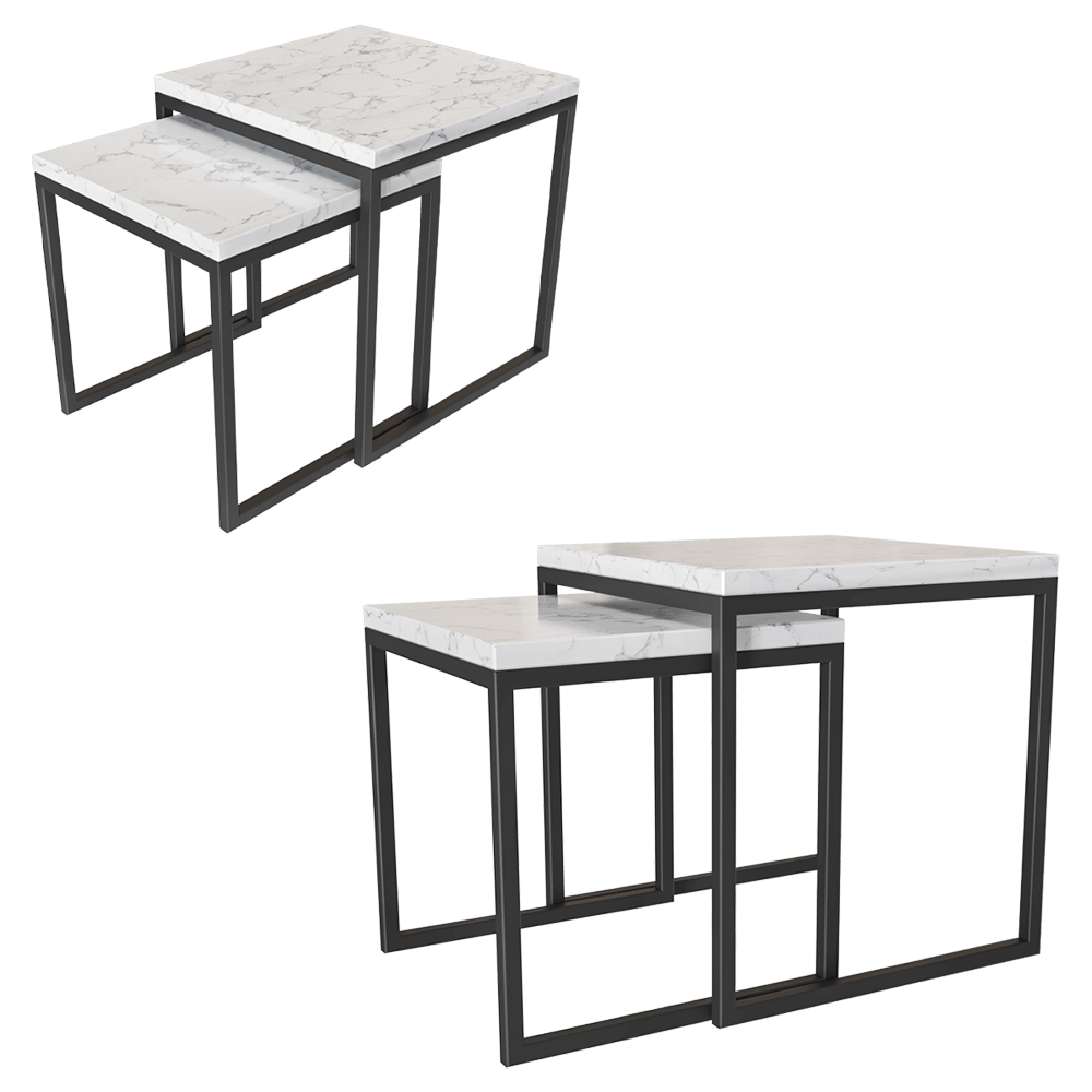 lulu’space – Coffee table Duos 3D Model