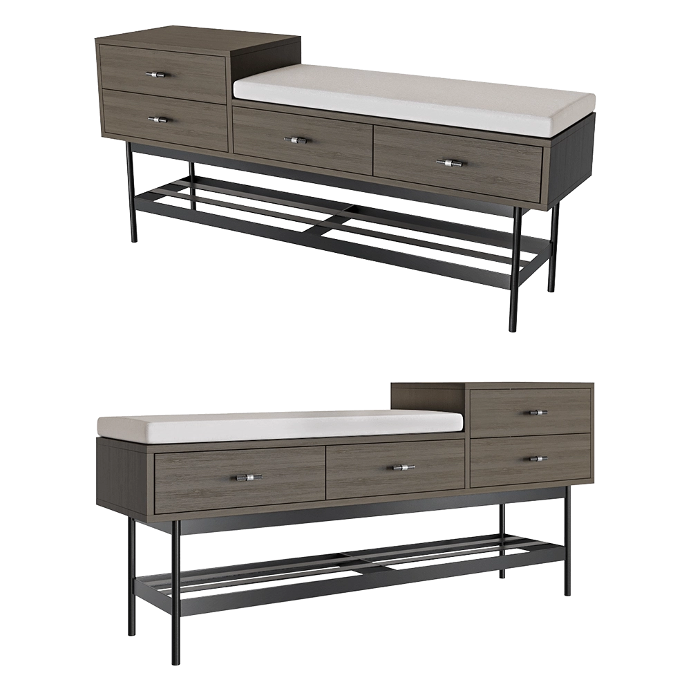 lulu’space – Банкетка Elegia 3 3D Model lulu’space – Банкетка Elegia 3 3D Model