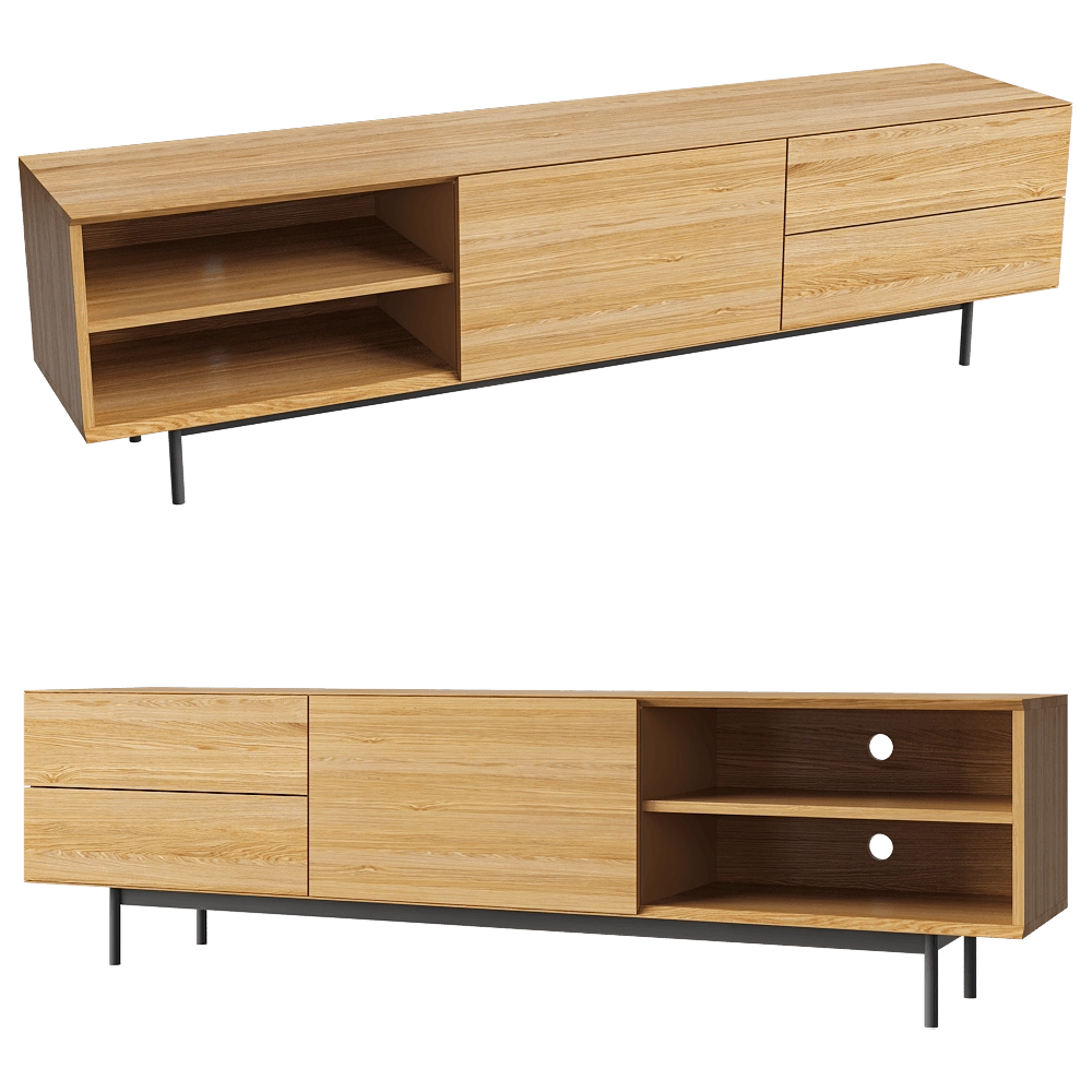 lulu’space – TV stand Cube TV2 3D Model lulu’space – TV stand Cube TV2 3D Model