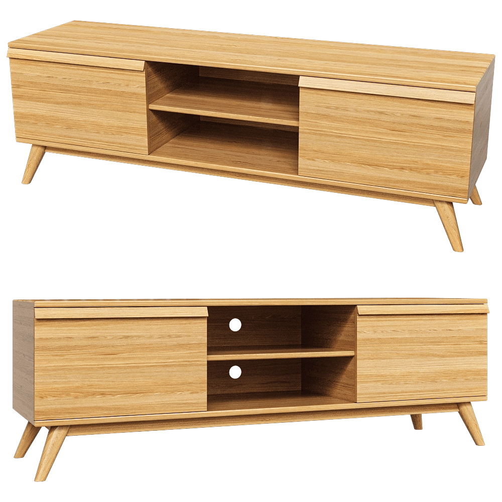 lulu’space – TV stand Lina open 3D Model lulu’space – TV stand Lina open 3D Model