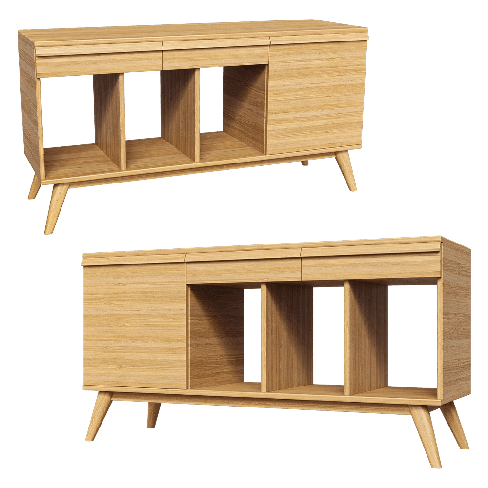 lulu’space – TV stand Lina Vinyl 3D Model lulu’space – TV stand Lina Vinyl 3D Model