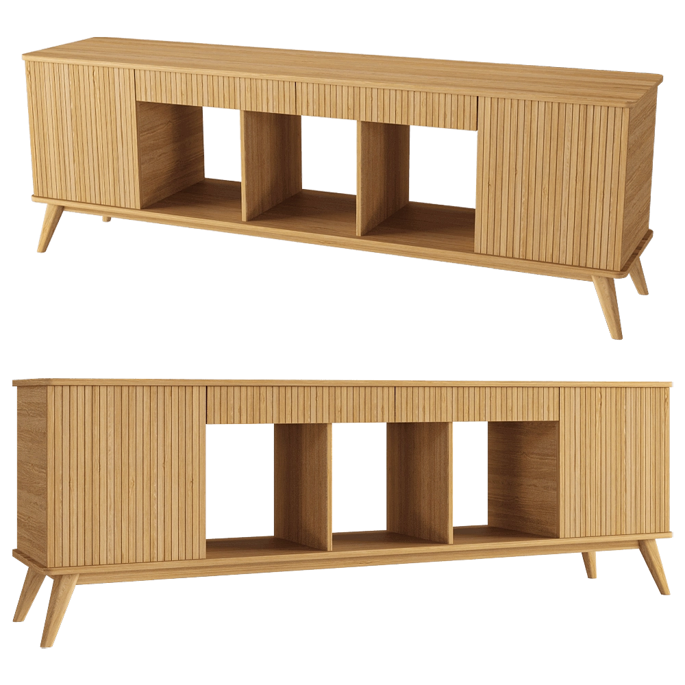 lulu’space – TV stand Viva Vinyl large 3D Model lulu’space – TV stand Viva Vinyl large 3D Model