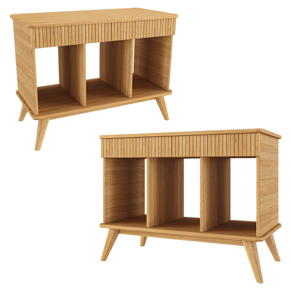 lulu’space – TV stand Viva Vinyl mini 3D Model lulu’space – TV stand Viva Vinyl mini 3D Model