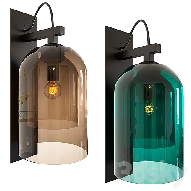 LUMI COLLECTION LARGE WALL SCONCE 3D Model