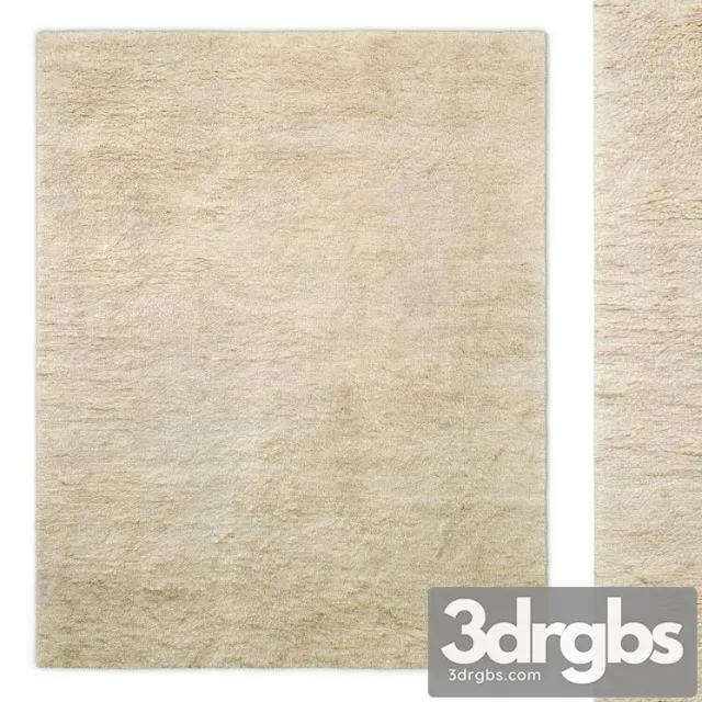Lumina wool shag rug rh 3D Model Download