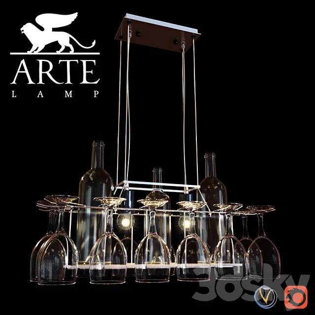 Luminaire Arte Lamp Bancone A7043SP-2CC 3D Model