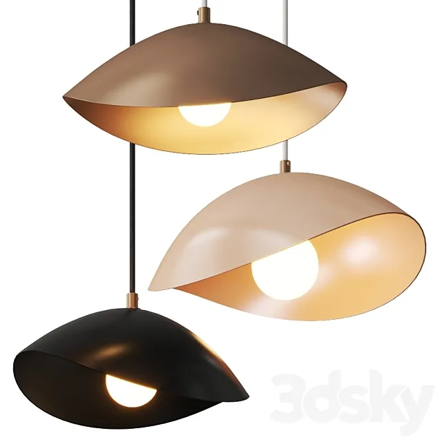 Luminaire Authentik Coquelicot Pendant Lamps 3DModel