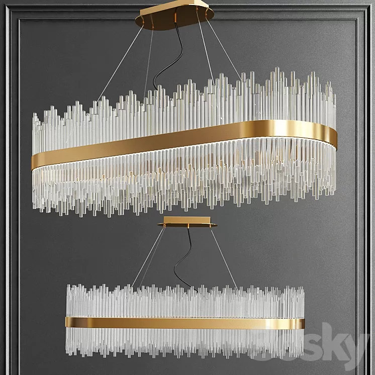 Luminaire Crystal Chandelier 3D Model Luminaire Crystal Chandelier 3D Model