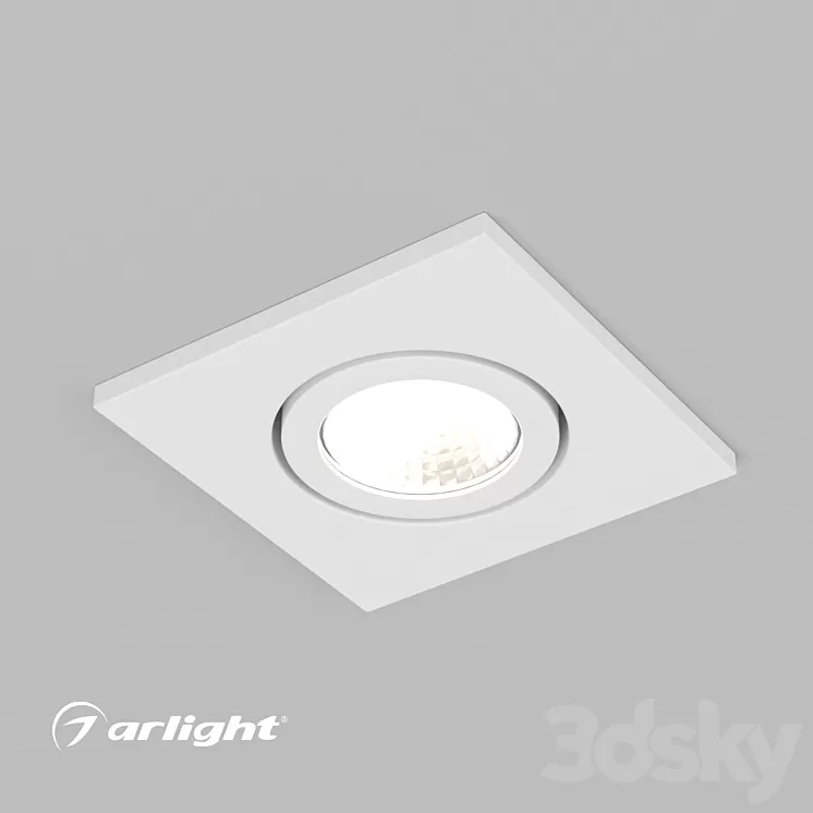 Luminaire LTM-S50x50WH 5W 3D Model