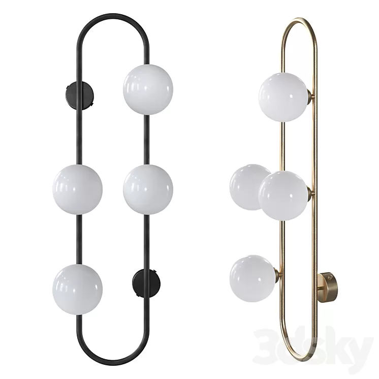 Luminaires Moderli Krona V4020-4W and V4021-4W 3D Model Free Download