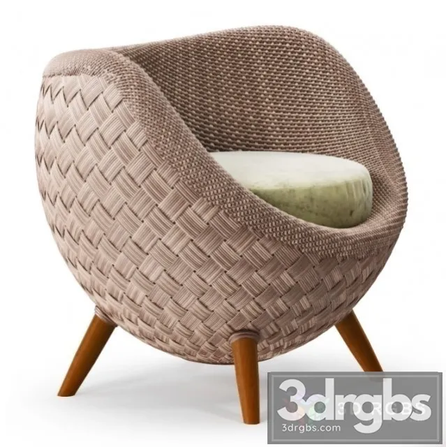 Luna Armchair 3D Model Download Luna Armchair 3D Model Download