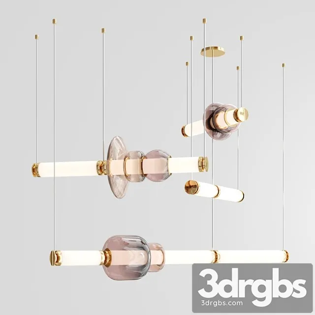 Luna Chandelier 3 Tier 2 3D Model Download Luna Chandelier 3 Tier 2 3D Model Download