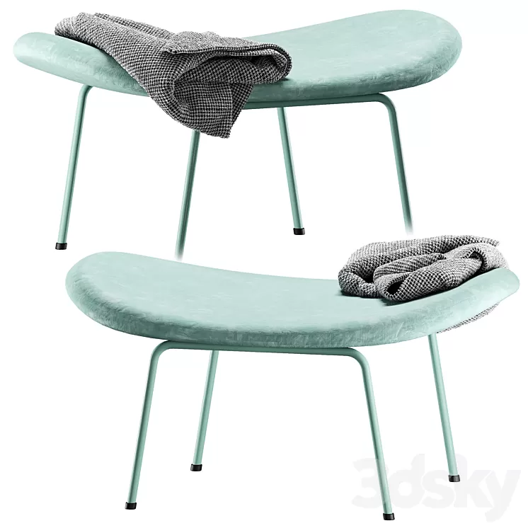 Luna Rx pouffe 3D Model Luna Rx pouffe 3D Model