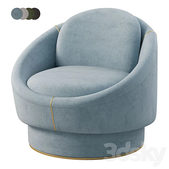 LUNA SWING By Paolo Castelli 3D Model LUNA SWING By Paolo Castelli 3D Model