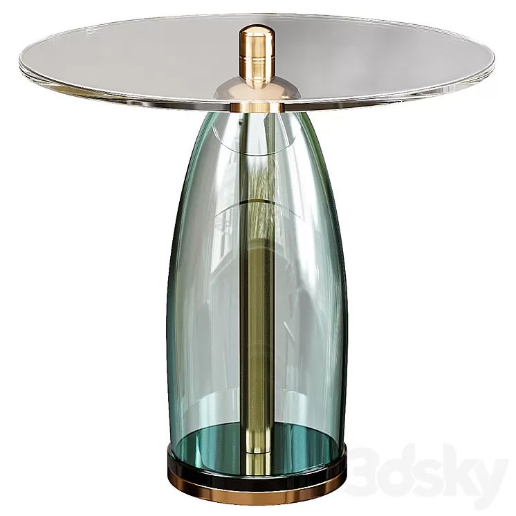 Luna Table – Large by Baker Luxe 3D Model Luna Table – Large by Baker Luxe 3D Model