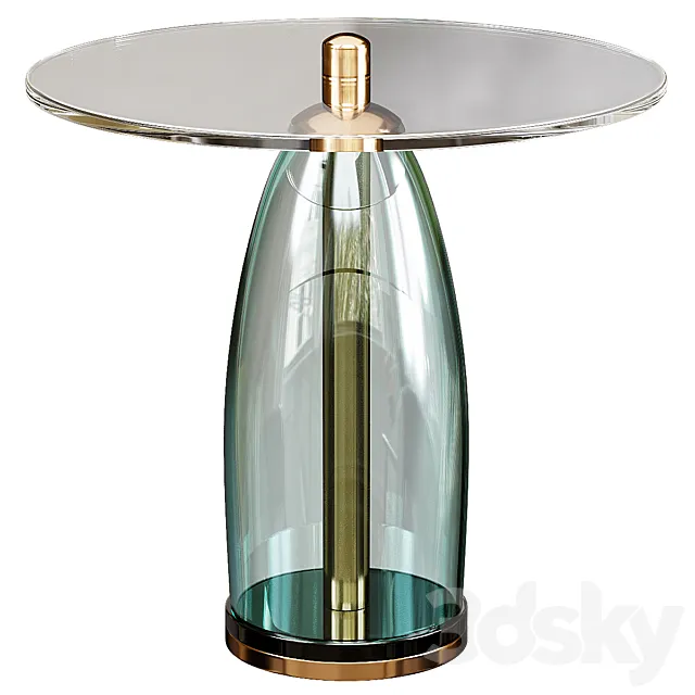 Luna Table – Large by Baker Luxe 3DModel