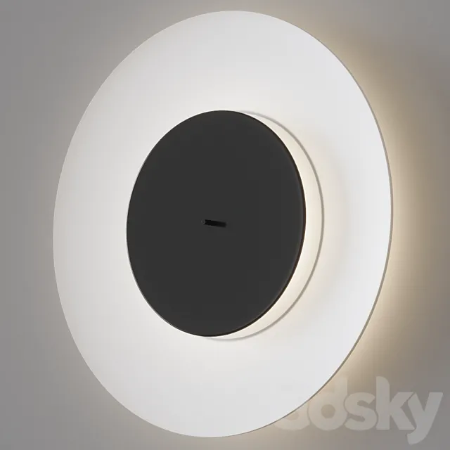 Lunaire Wall Sconce by Fontana Arte 3D Model