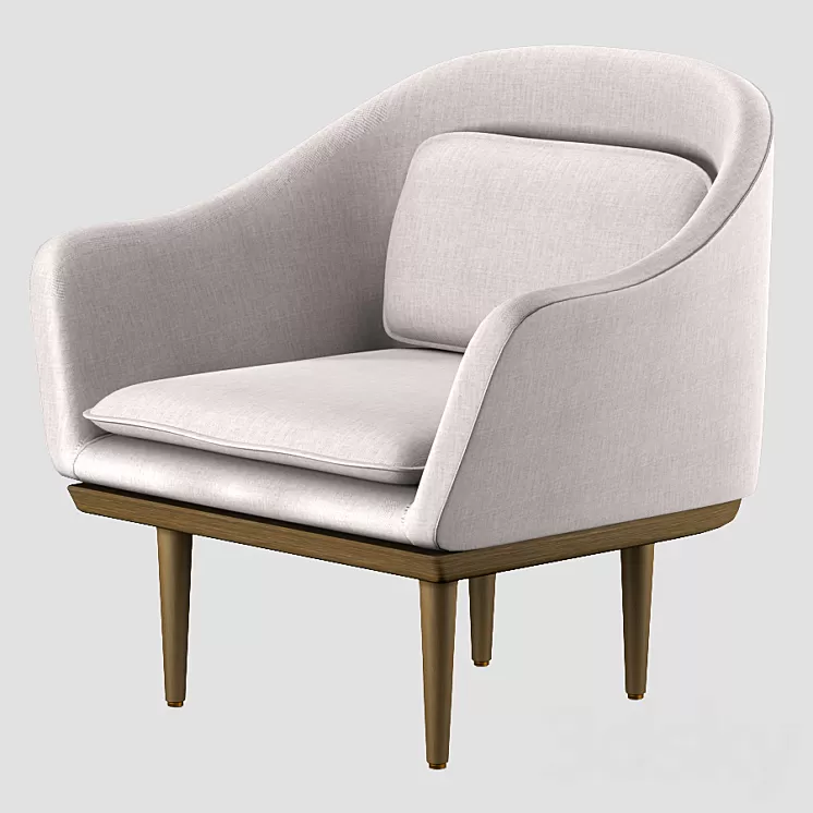 Lunar Lounge Chair Large 3D Model Lunar Lounge Chair Large 3D Model