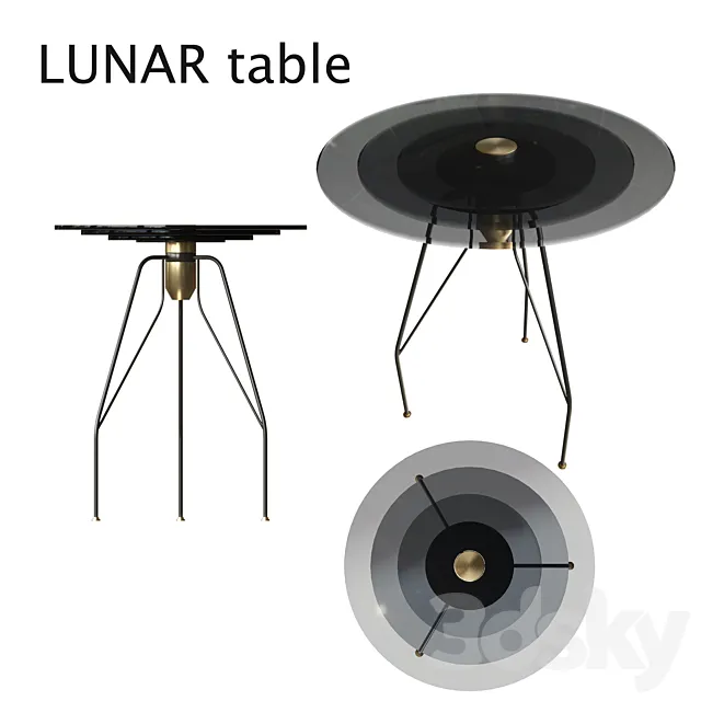 Lunar Table 3D Model