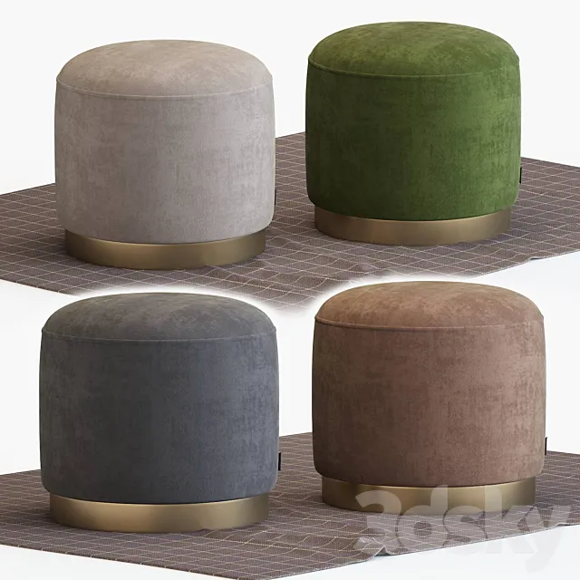 Lune-stools 3D Model