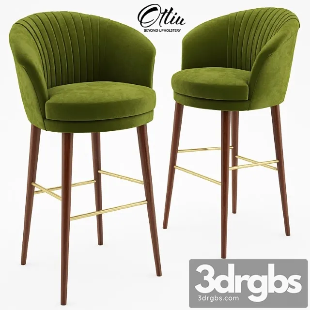 Lupino bar chair – ottiu 2 3D Model Download Lupino bar chair – ottiu 2 3D Model Download
