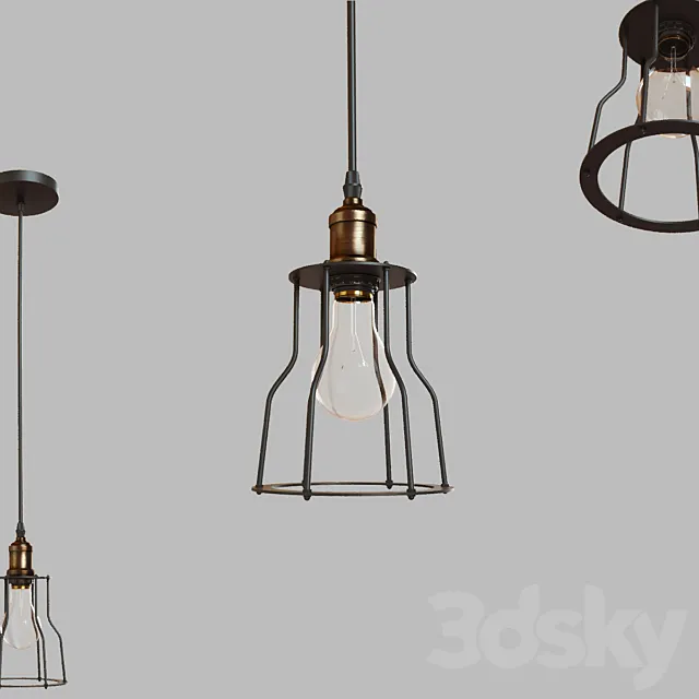 Lussole LOFT LSP-9610 Ancient cage LOFT1114 3D Model