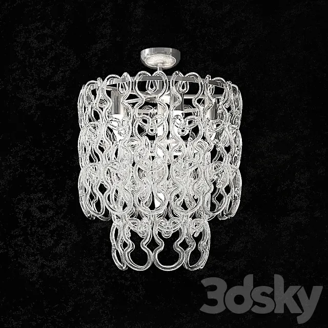 LUSTER IDEAL LUX ALBA PL7 3D Model