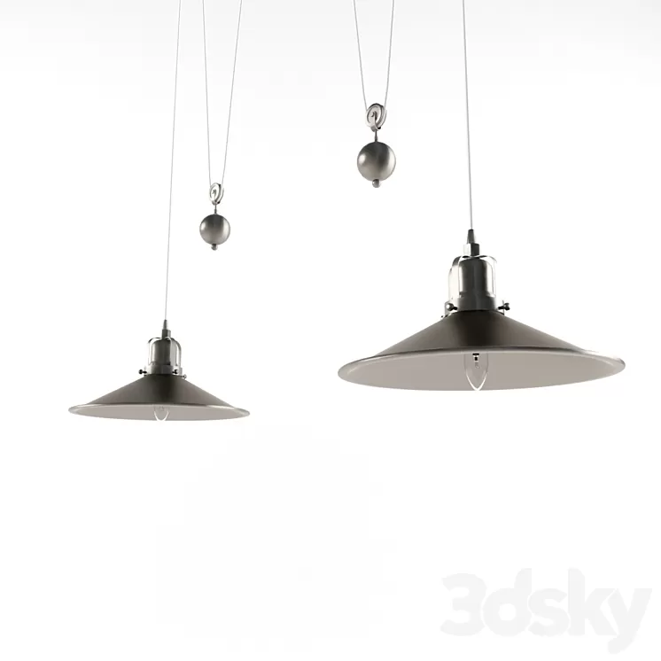 Lustrarte D'Avo Ceiling Light 3D Model Lustrarte D'Avo Ceiling Light 3D Model