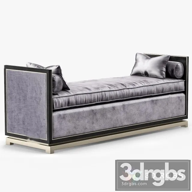 Lux Deco Bronze Chaise 3D Model Download