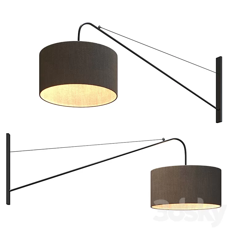 luxcambra ARCO A wall light 3D Model luxcambra ARCO A wall light 3D Model