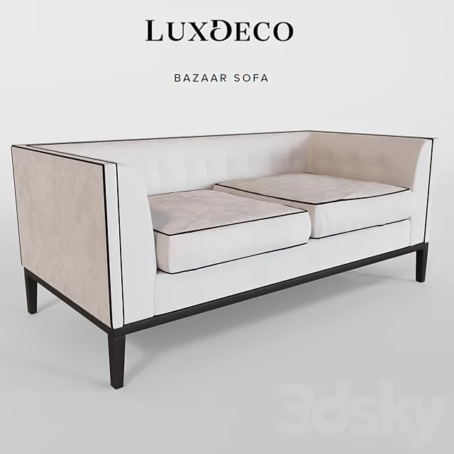 LuxDeco Bazaar Sofa 3DModel LuxDeco Bazaar Sofa 3DModel