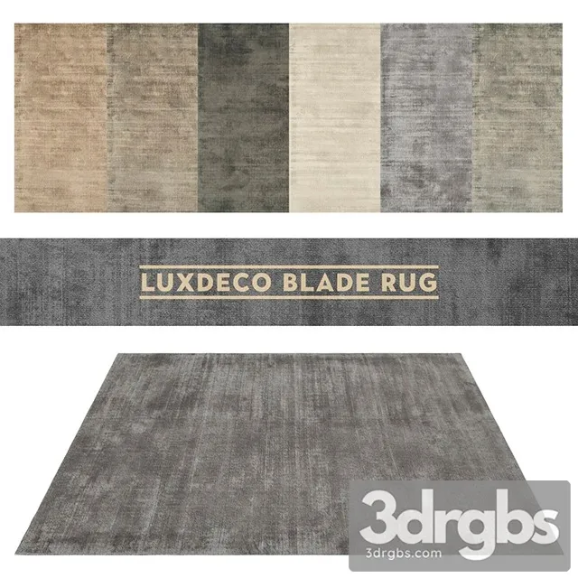 Luxdeco Blade Rug 3D Model Download
