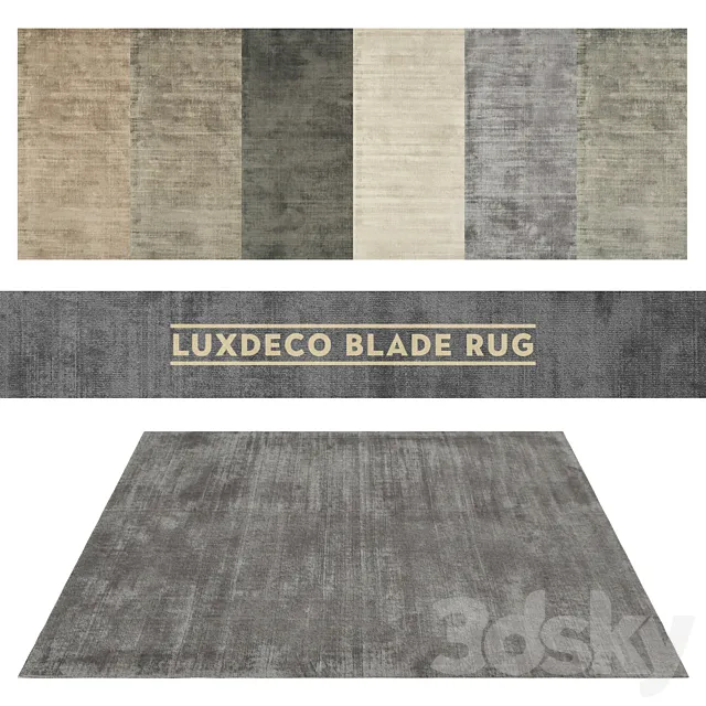 LUXDECO BLADE RUG 3D Model LUXDECO BLADE RUG 3D Model