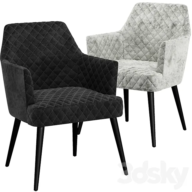 Luxdeco Kirk Dining Chair 3D Model