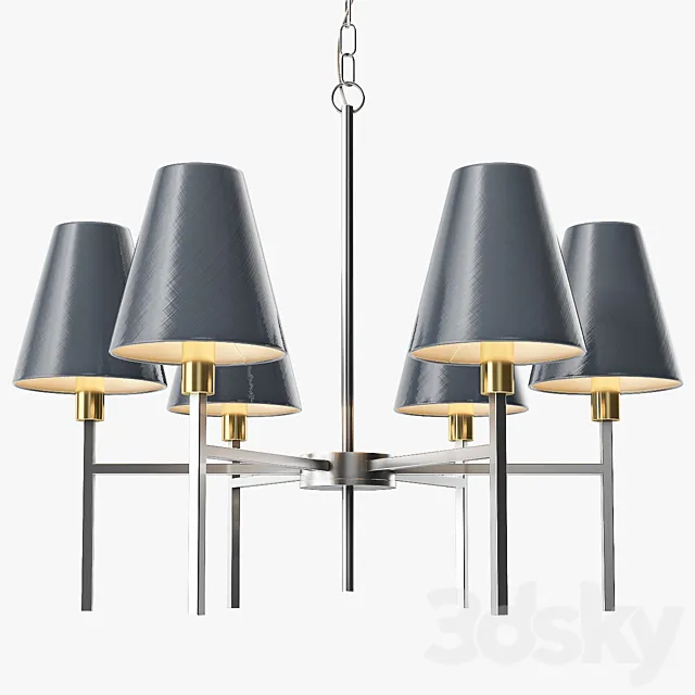 LuxDeco Lucerne 6-Arm Chandelier 3DModel LuxDeco Lucerne 6-Arm Chandelier 3DModel