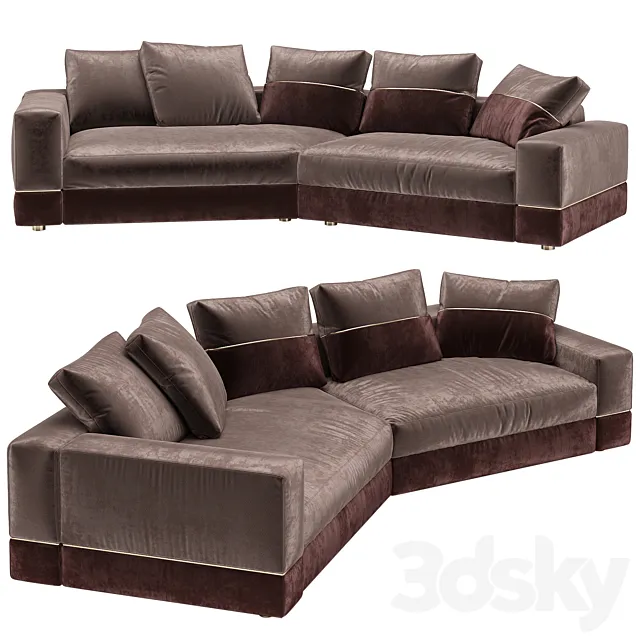 LUXENCE MAXIME DIAGONAL SOFA 3DModel LUXENCE MAXIME DIAGONAL SOFA 3DModel