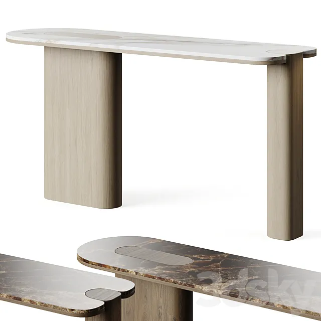 LuxLucia Casa ROSIE Circle Console 3D Model