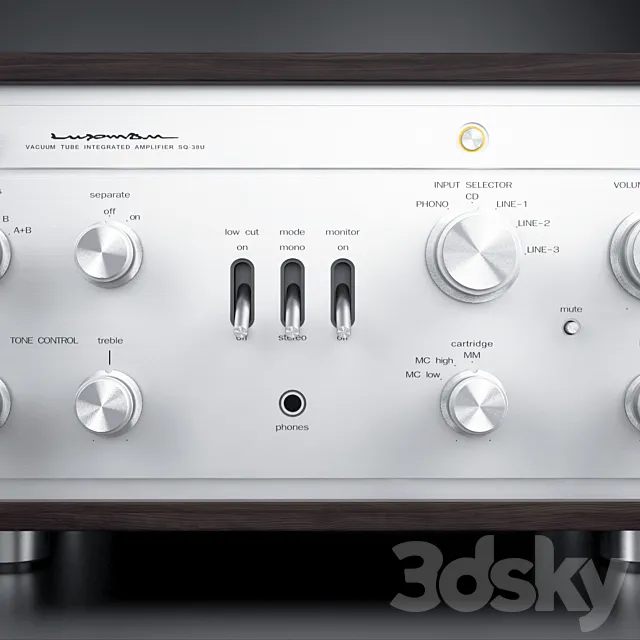 Luxman SQ-38U 3D Model