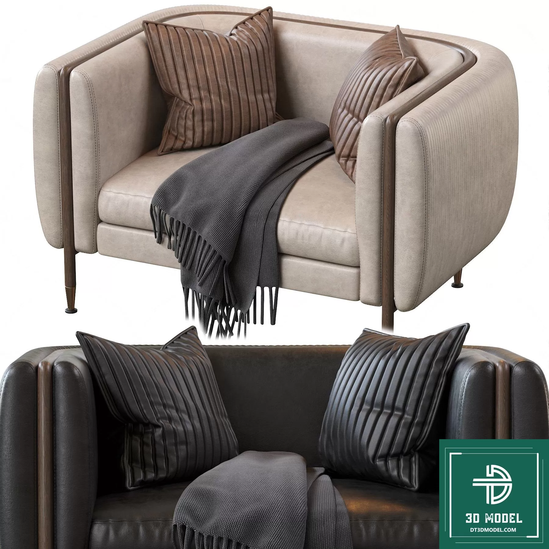 LUXURY – 3D Models – ARMCHAIR – 001