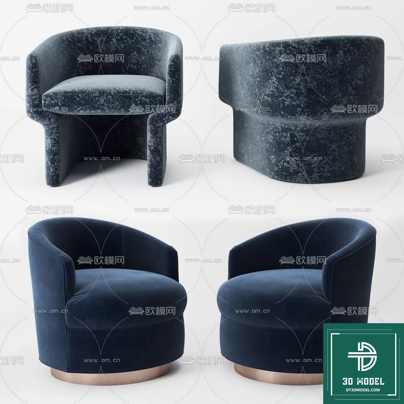 LUXURY – 3D Models – ARMCHAIR – 002