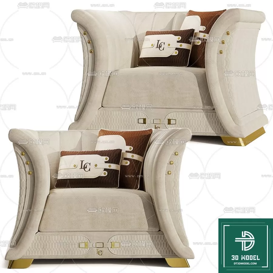 LUXURY – 3D Models – ARMCHAIR – 006