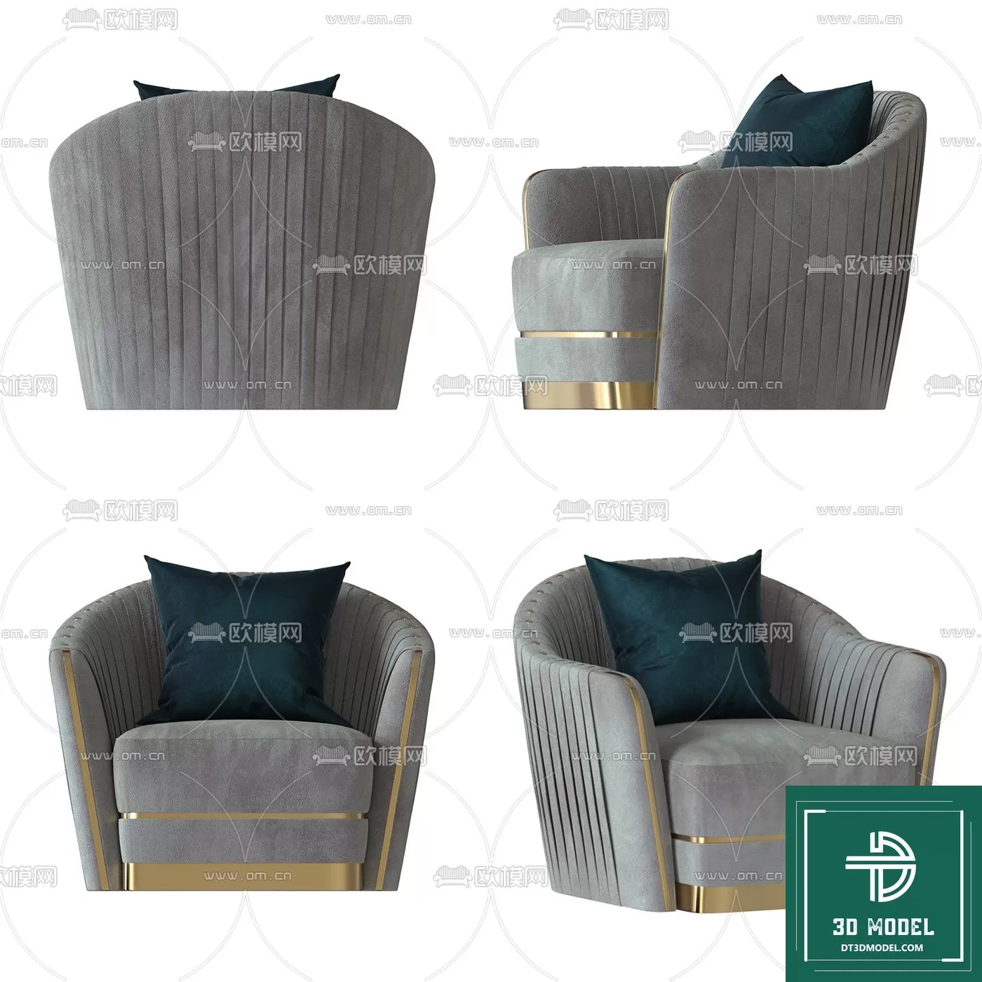 LUXURY – 3D Models – ARMCHAIR – 012