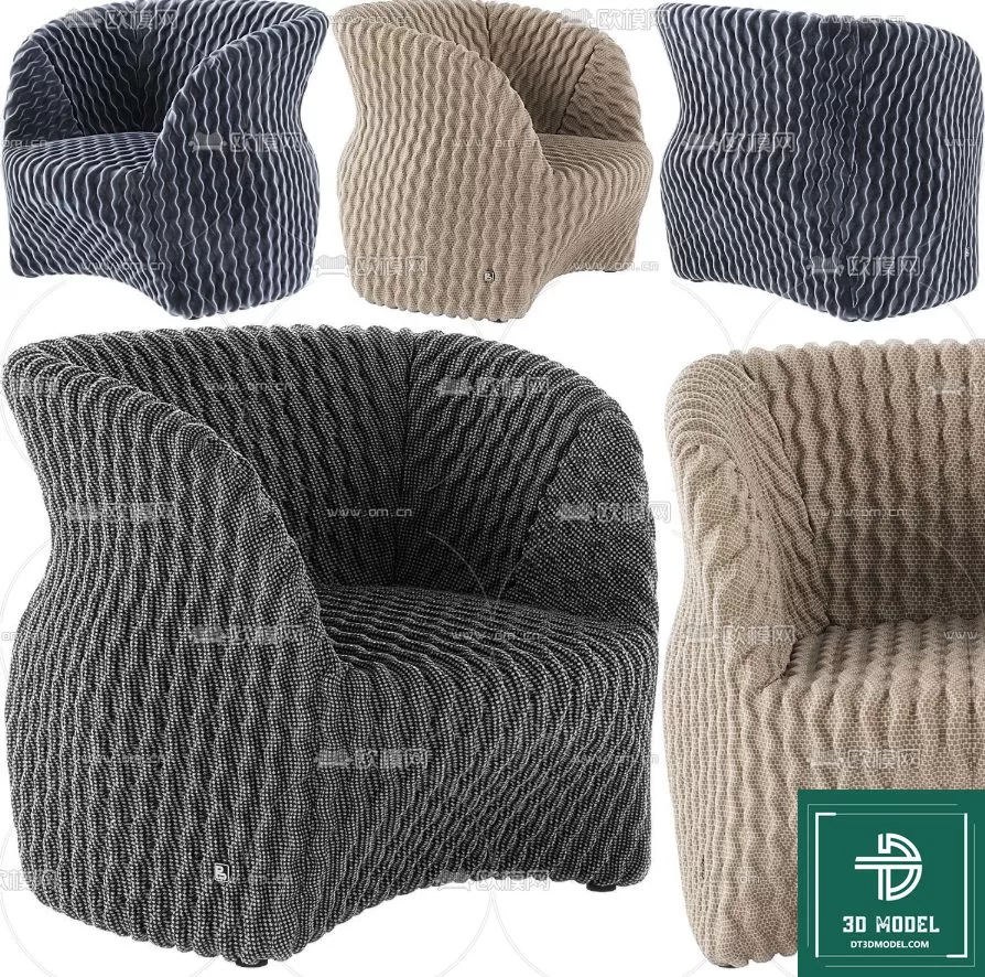 LUXURY – 3D Models – ARMCHAIR – 014