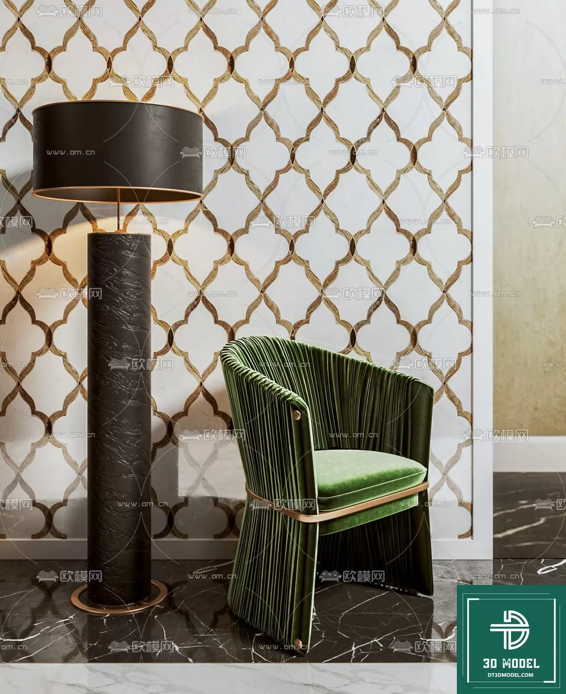 LUXURY – 3D Models – ARMCHAIR – 023